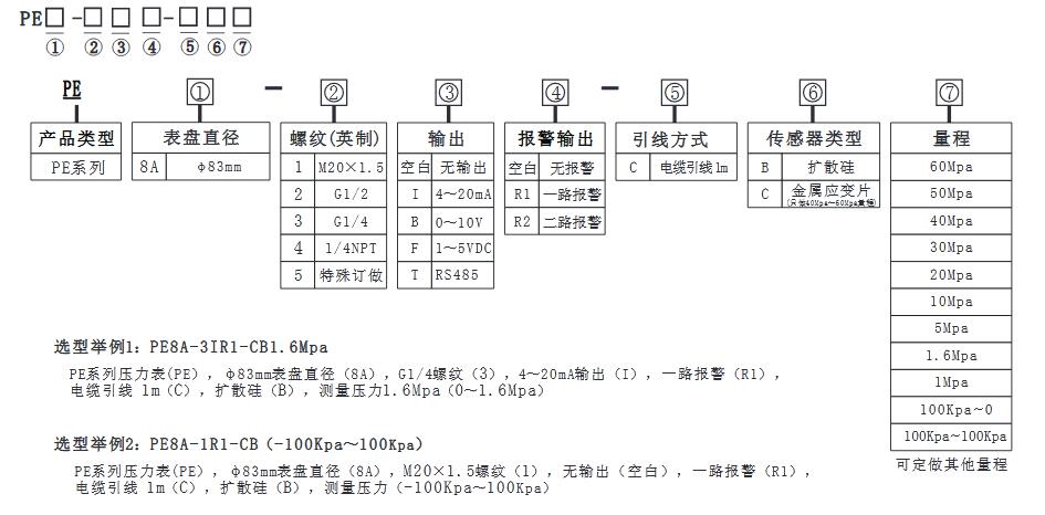 PE8A選型